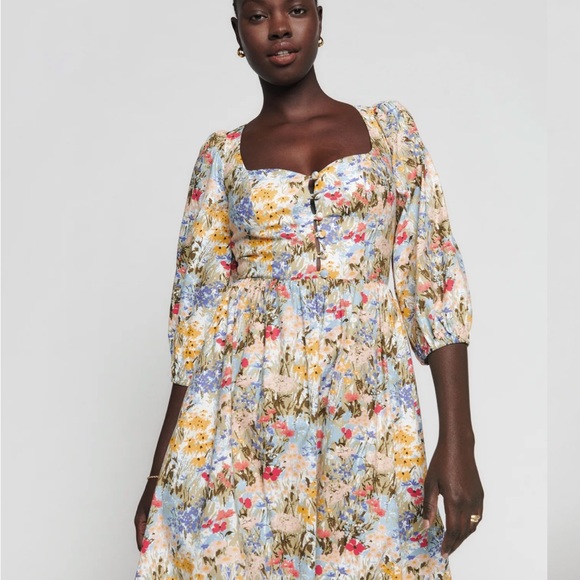 Madden Dress in Countryside Pattern - Reformation - Picture 3 of 6